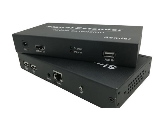 한 개의 Cat5e / 6 케이블 를 경유하는 200m 1080P 4K HDMI KVM USB 비디오 교수