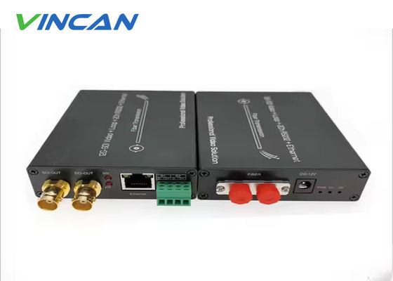 12G SDI 압축되지 않은 4K 동영상 섬유 확장기 실시간 UHD 광 전송