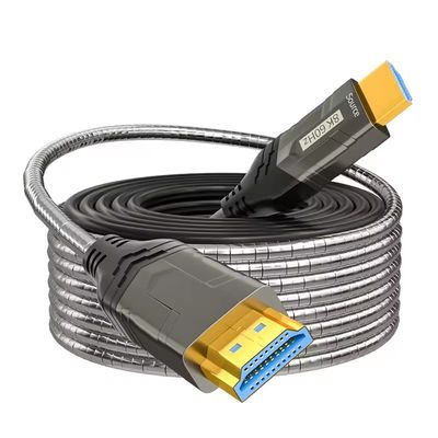 고성능 100m HDMI 광섬유 케이블 4K 해상도 및 손실 없는 신호를 지원합니다