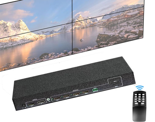 4K 30Hz 2x2 LCD 비디오 월 컨트롤러 멀티 모니터 스플라이싱 프로세서