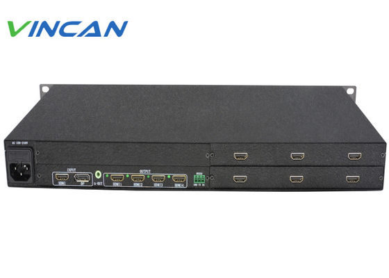 1x6 비디오 벽 컨트롤러 HDMI 스플리터 6개의 TV 디스플레이를 위한 LCD 벽 컨트롤러