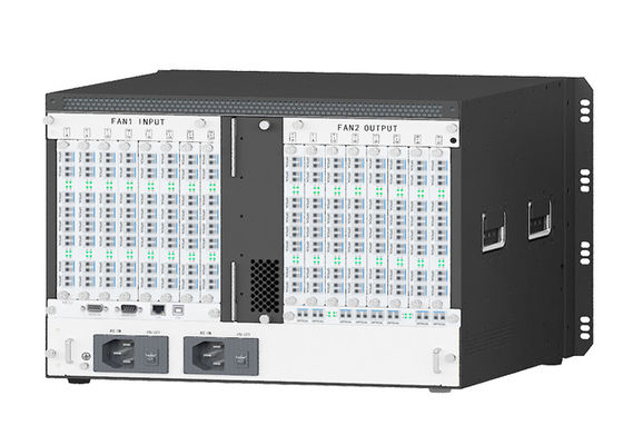 17 슬롯 광섬유 KVM 송신기 및 수신기 노드 KVM 오버 광섬유