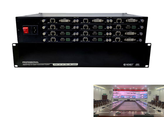 CAT5e / 6 / 7 12 공항 HDMI 하드바세트 교수 분배기 PoC 듀얼 적외선 RS232 3D