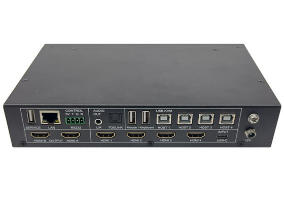 5x 입력 및 2x 출력 Multiview 및 KVM 제어로 무선 UHD 비디오 스위처