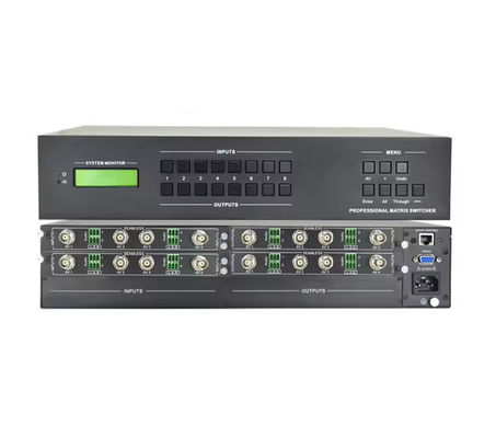 OEM ODM 비디오 매트릭스 스위처 최대 4Kx2k 60Hz 출력 해상도