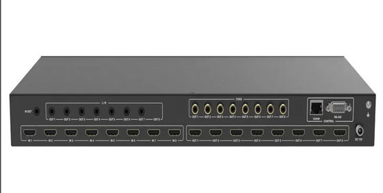 OEM ODM 비디오 매트릭스 스위처 최대 4Kx2k 60Hz 출력 해상도