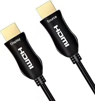 슬림 디자인 HDMI 광섬유 케이블 4K / 8K 호환성, 신호 손실 0