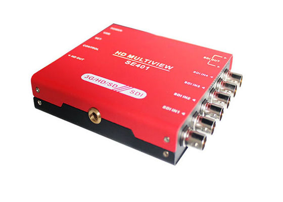 3G/HD/SD-SDI 쿼드 멀티뷰어 및 오디오 미터 디스플레이와 스위처