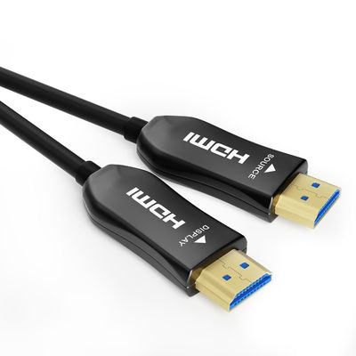 울트라 HD 4K HDMI 광섬유 케이블 100m 길고 안정적이고 방해가 없습니다.