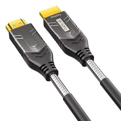 고성능 100m HDMI 광섬유 케이블 4K 해상도 및 손실 없는 신호를 지원합니다