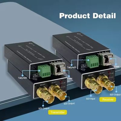 손실 없는 4K 장거리 신호를 위한 12G SDI 광 확장기