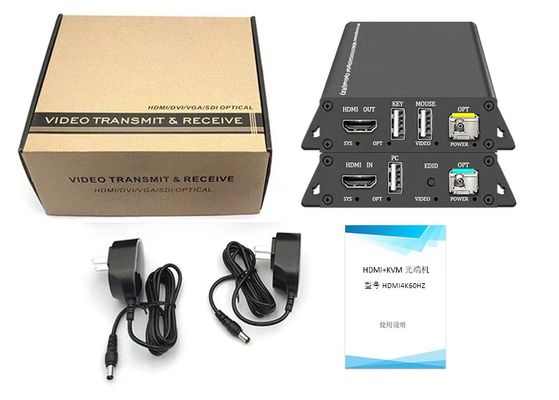 12G SDI 광 확장기: 4K/60Hz 손실 없는 비디오 전송 최대 20km