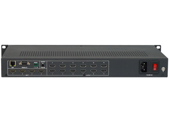 3x4 2x4 3x3 HDMI 4k 쿼드 비디오 월 프로세서 4 입력 12 출력