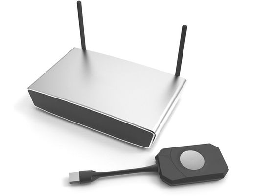 무선 HDMI 디스플레이 둥글 어댑터 듀얼 HDMI 4K 1080P 최대 867Mbps 데이터 레이트 HDMI 및 VGA 출력 해상도를 지원합니다