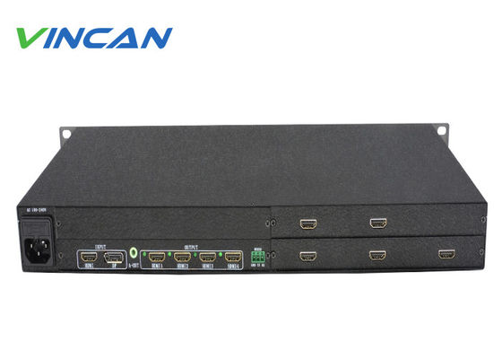 4K 1 입력 9 출력 비디오 월 컨트롤러 HDMI 분배기 (3x3 LCD 디스플레이 설정용)