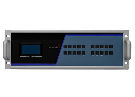 중복 전원 지원 88 포트 3.5U 광섬유 KVM 송신기 및 수신기 노드 KVM 광섬유 매트릭스
