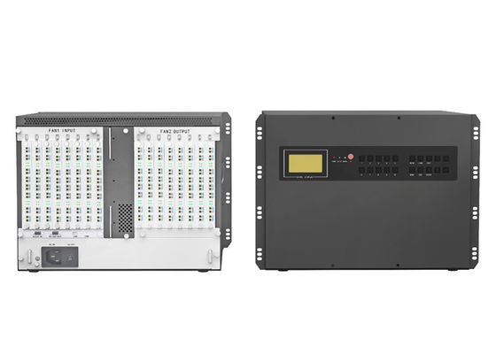 17 슬롯 광섬유 KVM 송신기 및 수신기 노드 KVM 오버 광섬유