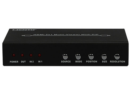 DC 5V 1A PIP HDMI 2x1 MultiViewer 암형 입력 출력 포트