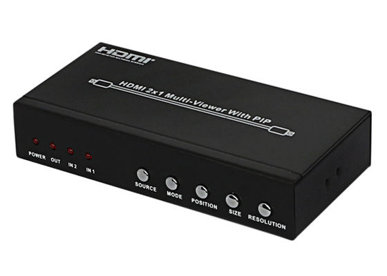 DC 5V 1A PIP HDMI 2x1 MultiViewer 암형 입력 출력 포트