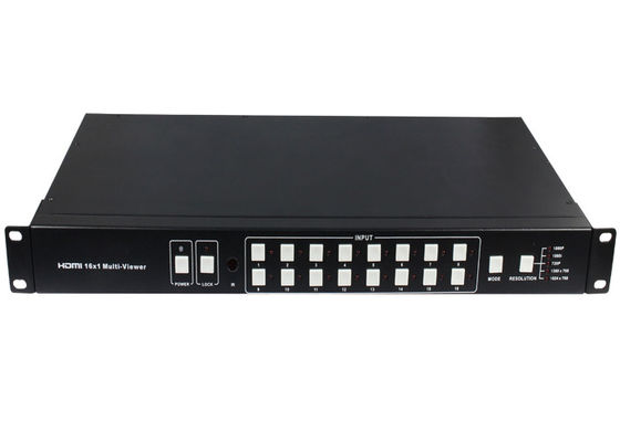 쿼드 RS232 16x1 HDMI MultiViewer 심리스 스위처 ESD 보호