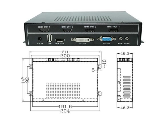 HDMI 비디오 월 컨트롤러 - 4K 울트라 HD 지원을 가진 멀티 스크린 디스플레이 프로세서