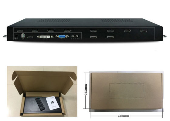 3x3과 벽 기능 1x9 HDMI 비디오 월 제어기와의 1개 입력 9 출력 HDMI 분배기