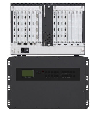 7U 4x4 3x5 3x4 2x2 3x3 DVI VGA SDI HDMI 비디오 월 제어기 16 Ch 출력 18 Ch 입력