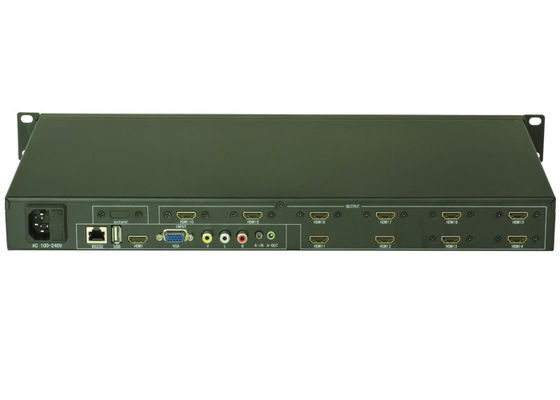 5x2 LCD 비디오 월 컨트롤러 USB HDMI VGA 비디오 AV TV 프로세서