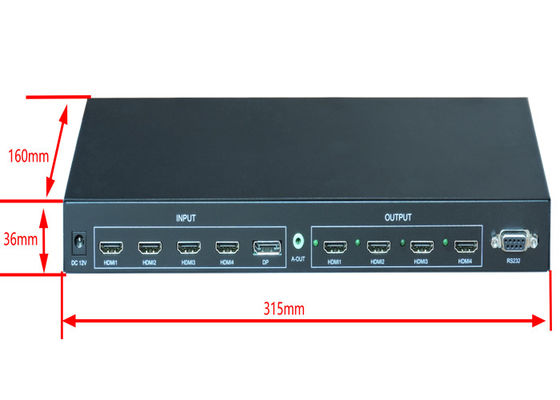 4x4 HDMI 매트릭스 스위처