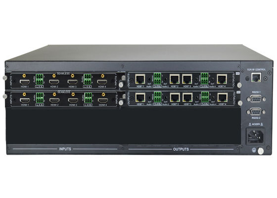 원활한 EDID 4K 비디오 매트릭스 스위처 8 HDMI 입력 8 HDBaseT 출력