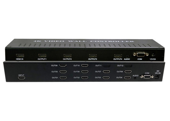 1.8mm 베젤 1 In 10 Out 1x10 2x5 4K 비디오 월 컨트롤러(LCD 화면용)