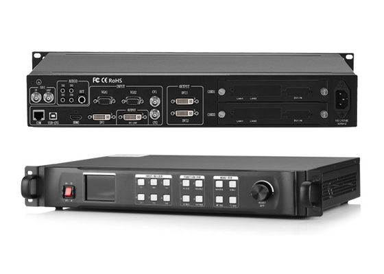 1HDMI 1 VGA 2 BNC 입력 2 DVI 출력 LED 벽면 프로세서(1U 케이스 포함)