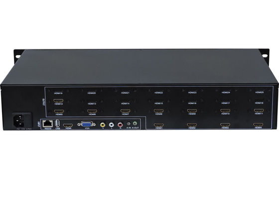 12 텔레비전 짜집기에 대한 RS232 제어와 하드미 2x2 3x4 2x6 2x5 LCD  비디오 월 매트릭스 제어기