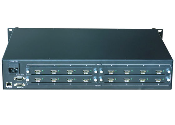 8x8 4x4 HDMI 매트릭스 스위처 HDCP 호환 이더넷 제어 옵션