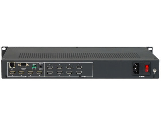4 입력 8 출력 HDMI LCD 비디오 벽 4k 60hz 디스플레이 벽 컨트롤러