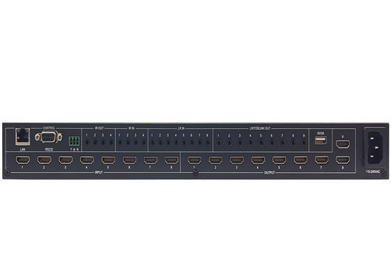 6x6 8k 8 X 8 HDMI 매트릭스 스위처 HDMI 매트릭스 18GBPS 무선 연결