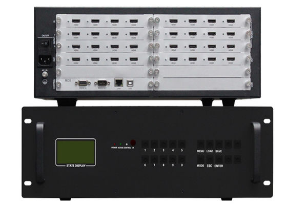 HDMI 비디오가 4x4, 3x2, 3x3과 제어기를 벽으로 둘러쌉니다 그리고 맞추어주세요 16개 채널은 지원받는 것으로 했습니다
