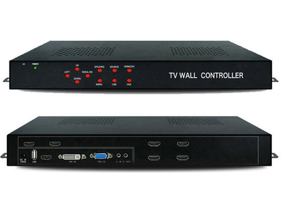 6 아웃 HDMI 비디오 월 제어기 2x3 2x2 행렬 곱셈에서 1