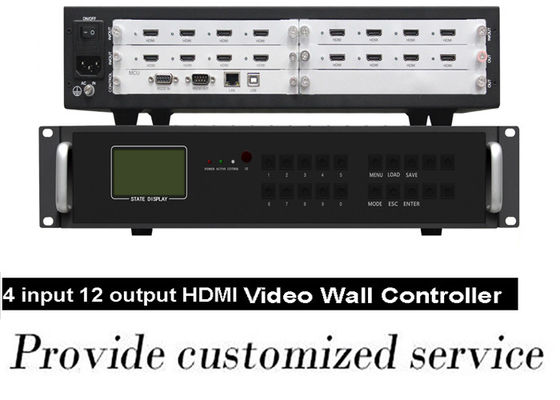CE ROH FCC와 3x2 2x4 2x3 HDMI 비디오 월 제어기는 지나갔습니다