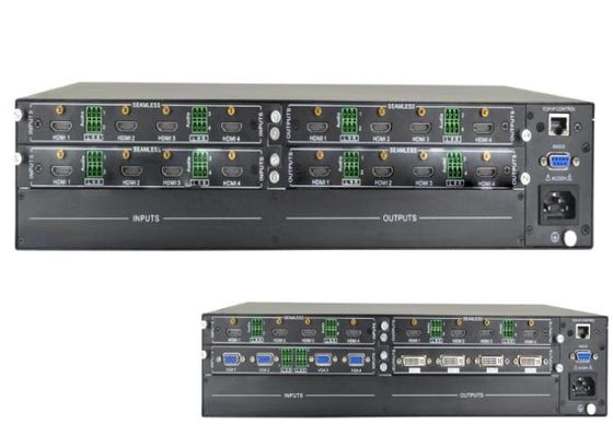 8개 입력과 8 출력 HDMI 영상 매트릭스 교체기 지지대 웹 컨트롤과 이더넷 컨트롤인 RS-232